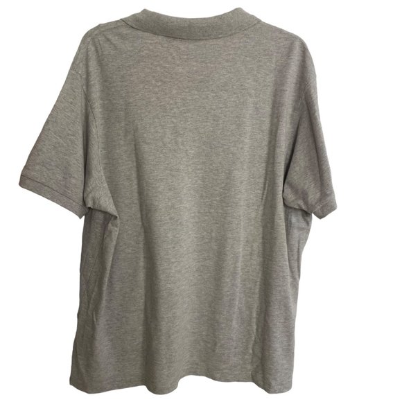 (6-165) NWT Daniel Cremieux Lt. Gray Heather Button Down Polo Shirt - Picture 2 of 9